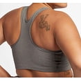 thumbnail image 3 of Nike Womens Non Padding Medium-Support Sports Bra 1X Carbon Gray BQ0973-091, 3 of 4