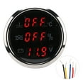 thumbnail image 2 of Multi Function Marine Meter,52mm/2in 3‑In‑1 Gauge Water Water Level Gauge Waterproof Car Gauge Effortless Installation, 2 of 14
