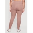 thumbnail image 4 of Women's Plus Size Solid High Waisted Leggings with Cell Phone Pockets, 4 of 5