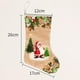 thumbnail image 2 of Suministros de decoración navideña con colgante de calcetín navideño impreso, 2 of 5