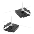 thumbnail image 2 of Shisuyan Creative Wall Clock Movement Set White 2Pcs 4.72x2.36x0.59in, 2 of 8
