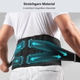 thumbnail image 3 of Cinturón de soporte de espalda para hombres y mujeres, alivio del dolor de espalda baja, soporte de espalda ajustable para el trabajo, cinturón de soporte lumbar antideslizante para escoliosis ci, 3 of 3