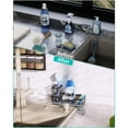 thumbnail image 2 of LEFEE Sink Caddy with Brush Holder, Rustproof Stainless Steel Sink Caddy for Sponge, Kitchen Sink Organizer with Drawable Drain Tray, Brush (8.26 * 3.62 * 4.72 in), 2 of 7