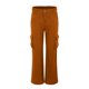 thumbnail image 4 of Vaqueros cargo informales de cintura media para mujer: pierna ancha elástica, bolsillos, poliéster, para todas las estaciones/ropa informal, 4 of 5