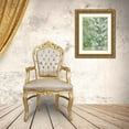 thumbnail image 3 of Zarris, Chariklia 12x14 Gold Ornate Wood Framed with Double Matting Museum Art Print Titled - Celadon Ikat I, 3 of 4