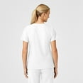 thumbnail image 2 of Wink W123 Women's Stylized V-Neck Scrub Top, White, L Womens, 2 of 6