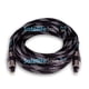 thumbnail image 3 of Cable de fibra óptica de audio Digital Toslink SPDIF SatelliteSale nylon Negro 50 pies, 3 of 7