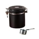 thumbnail image 2 of Recipiente de café hermético, contenedor de almacenamiento de alimentos, 1,5 l, té, azúcar, café , tanque de almacenamiento sellado para té, Negro, 2 of 8
