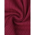 thumbnail image 7 of DARING DIVA Women's Pajama Sets Ribbed Knit Lace Tank Shorts Pants Sleepwear L Red, 7 of 7