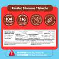 thumbnail image 4 of Jimmy Sevigny Grignotines d'Edamame Rôties, Lot de 20 (26 g Chacune), Saveur Sriracha, Collation Croquante à Base de Plantes, Riche en Protéines, Faible en Calories, 4 of 8