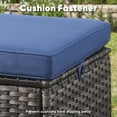 thumbnail image 4 of Gymojoy Patio Furniture Set 41" Outdoor Fire Pits 7 Pieces Outdoor Patio Furniture 50000 BTU Outdoor Propane Fire Pit Table Patio Sofa Outdoor Chairs Anti-slip Cushions Perfect for Garden, 4 of 24