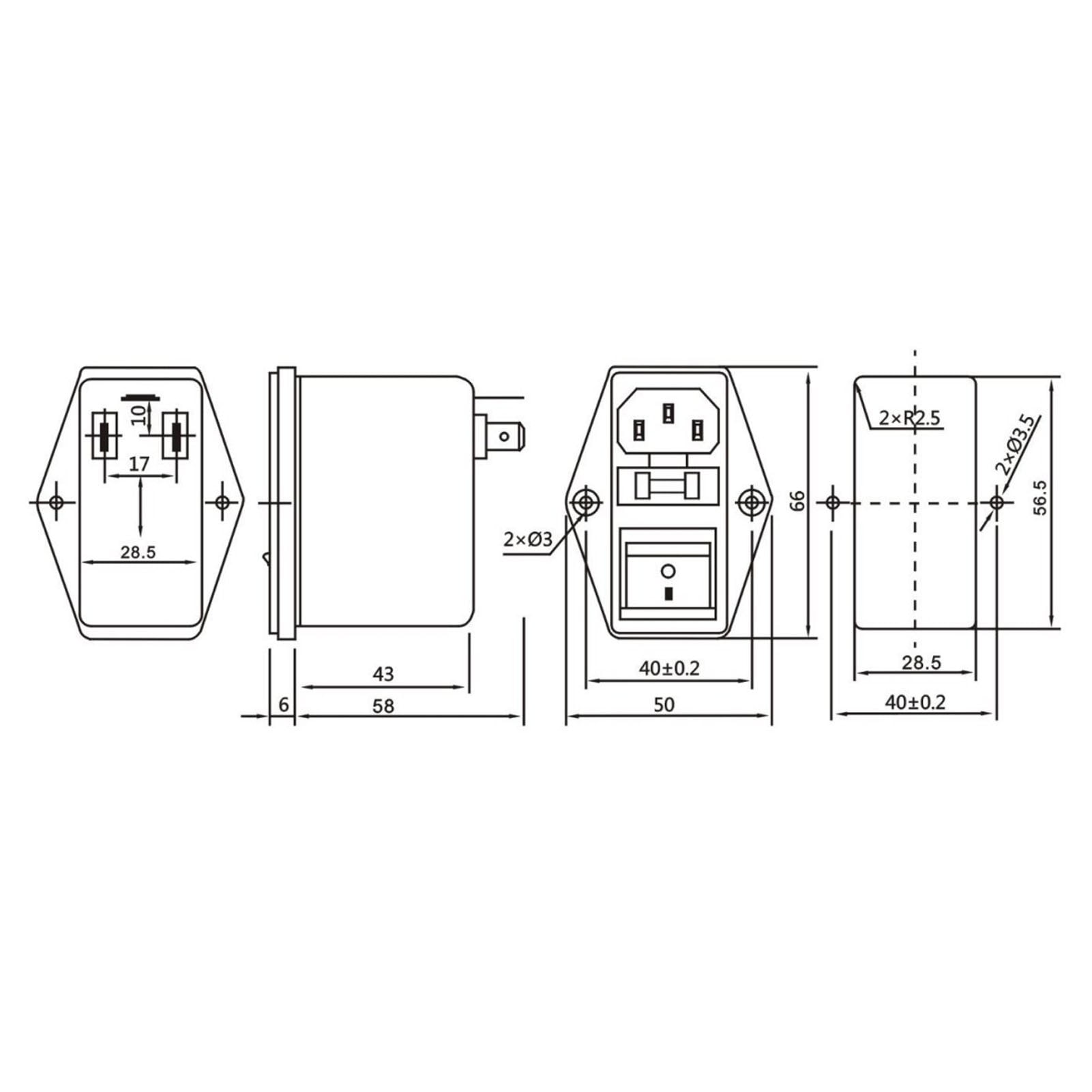 lmf ページ　SCO-61/N Rocker Switch Power Socket,Rocker Switch Power Socket Inlet