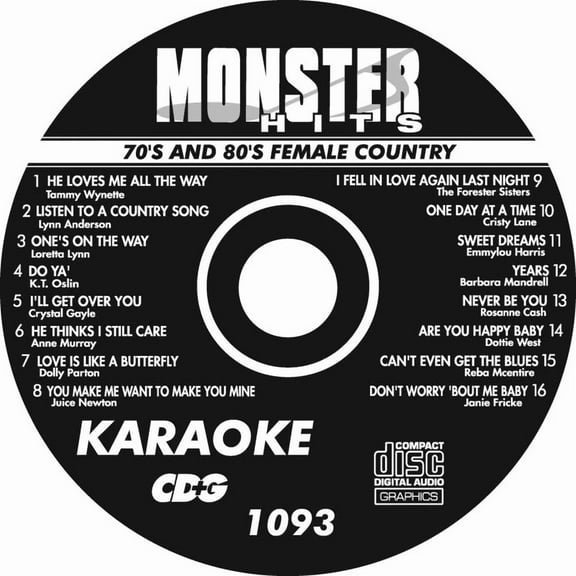 Viva - Karaoke Monster Hits Cd G 70'S & 80'S Female Country #1093