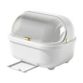 thumbnail image 3 of PPgejGEK Kitchen Drainage Rack with Lid Chopsticks Storage Box Household Floor Drainer Dish Drying Rack 35x27x29cm/13.78x10.63x11.42in, 3 of 9