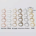 thumbnail image 5 of HOOUN 20pcs/lot French Lever Earrings Hooks Wire Settings Base Hoops Earring Findings-Rhodium Earrings Hooks, 5 of 7