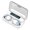 White WH, variant on Gecau Mini Twins Wireless Headset Bluetooth 5.1 Stereo Crafted with Care s With Charging Case Yellow 4.4x3.6 Inch Home Tools