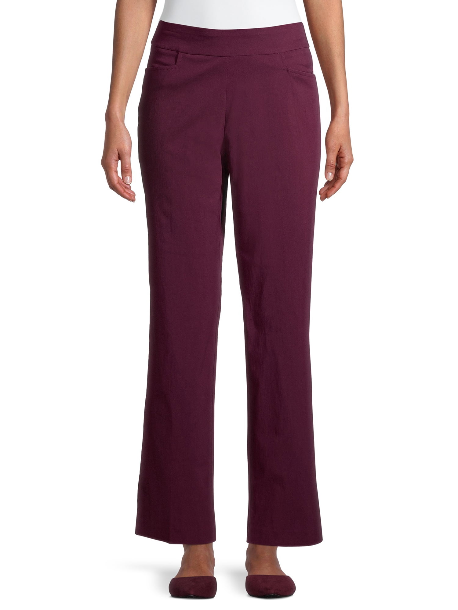 Time and Tru - Time and Tru Women’s Millennium Pull-On Pants - Walmart ...