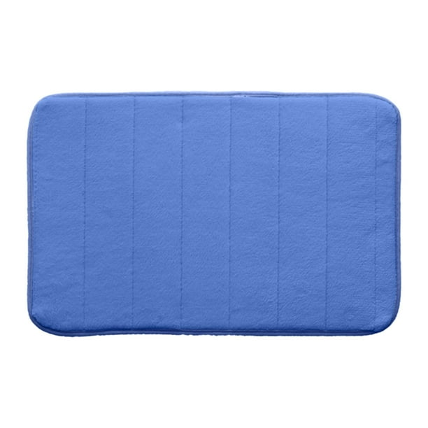 Yhmxh Alfombrillas de baño para baño Alfombra de baño Tapetes de vellón grueso acolchados para cocina y baño, tapetes de espuma de color liso para puerta de entrada, 50 x 80 cm Decoración del baño