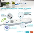 thumbnail image 4 of Barra Multicontacto Wifi 4 contactos 3 Usb Duosmart, 4 of 6