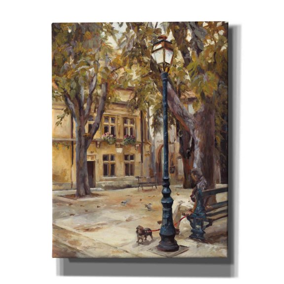 Epic Graffiti 'Provence Village II' by Marilyn Hageman, Canvas Wall Art, 12"x16"