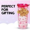 thumbnail image 3 of Silver Buffalo Sanrio Hello Kitty Strawberry Double Wall Travel Tumbler with Slide Close Lid, 20 Ounces, 3 of 8