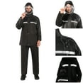 thumbnail image 2 of RYDCOT Essential Waterproof Rain Suit for Men, Lightweight, Durable Detachable Hat Single-Layer Split Raincoat Rain Pants Outdoor Gear for Hiking Black 8(XL), 2 of 9