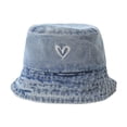 thumbnail image 1 of Sombrero de sol para niños, sombrero de playa con dibujos animados para niñas y niños, protección solar, ala ancha con cuello azul claro, 1 of 9