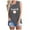 DT-Gray, variant on DailyTrove Women's Graphic Tank Top - Cotton-Blend Casual Sports & Daily Wear, for Game Days