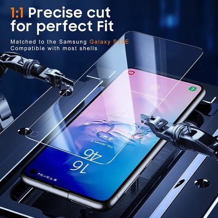 UYWGF-[3 Pack for Samsung Galaxy S10e Screen Protector, Tempered Glass 9H Hardness Bubble Free Screen Cover