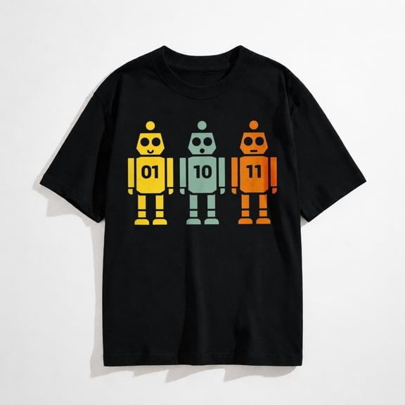 01 10 11 Robot T-Shirt