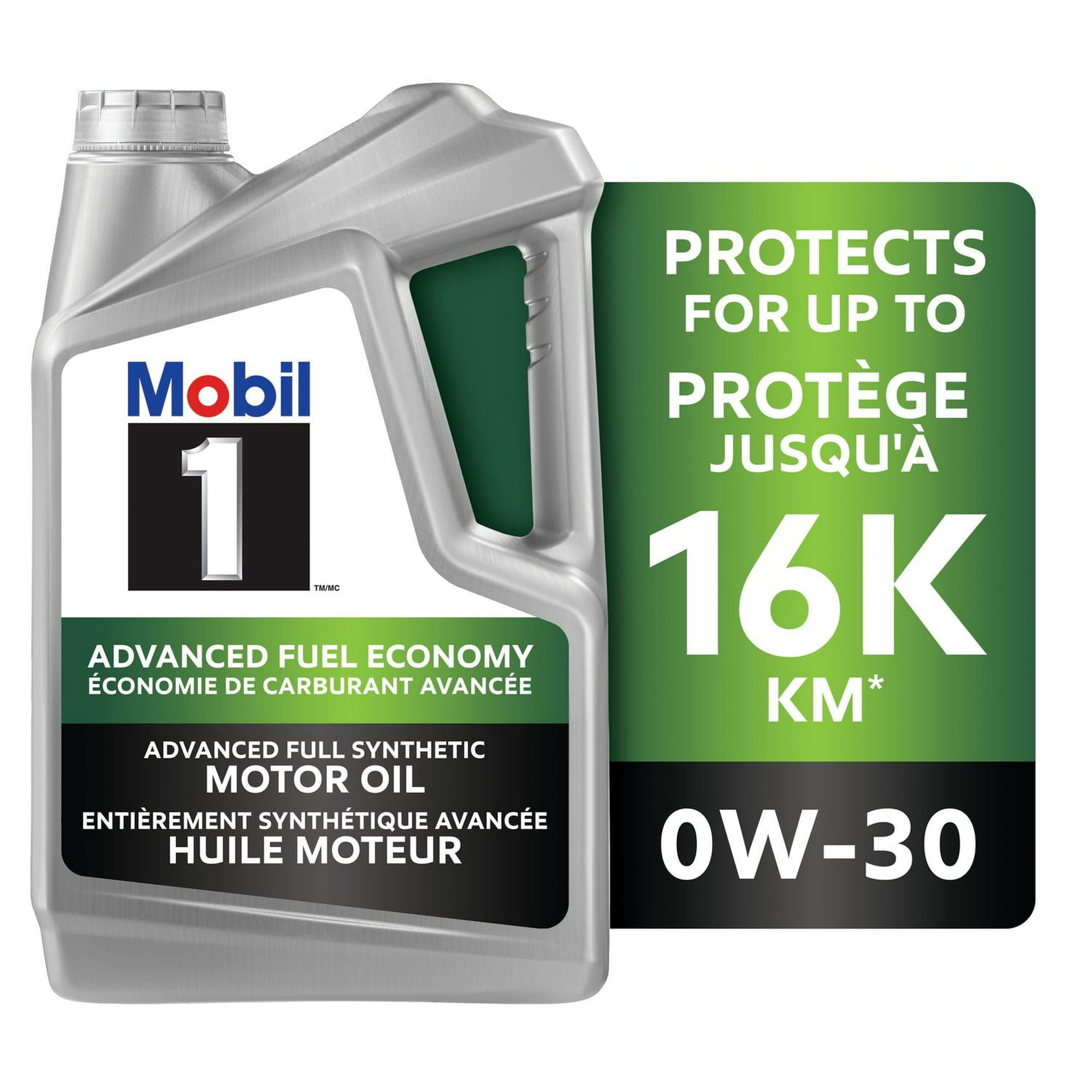 Mobil 1™ Advanced Fuel Economy Full Synthetic Motor Oil 0W-30
