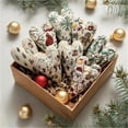 thumbnail image 4 of DIY Heart Shaped Hand Embroidered Christmas Ornament/Ornament Kit, Christmas Embroidery Kit, Diy Heart Embroidery Christma Decoration for Handmade Tree Decoration,Winter Decor, 4 of 10