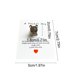 thumbnail image 3 of Decoración del hogar, decoración de habitaciones, decoración de paredes, linda tarjeta de bolsillo de resina, serie de perritos pequeños, tarjeta de regalo decorativa, tarjeta de bolsillo de papel, re, 3 of 6