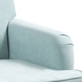 thumbnail image 5 of LUCKHAO Modern Accent Chair with Retro Wooden Legs & Nailhead Trim, Comfy Upholstered Club Armchair  Lounge Chair ,Single Sofa Chair  for Bedroom Living Room, 5 of 12
