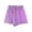 Z1 Purple, variant on Krdevn Girls' Cotton Blend Shorts, Elastic Waist Bow Tie Casual Summer Shorts for Kids,Navy