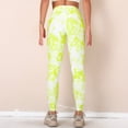 thumbnail image 4 of HAPIMO Discount Women's Tie Dye Yoga Pants High Waist Tummy Control Workout Pants Hip Lift Tights Stretch Athletic Slimming Running Yoga Leggings for Women Yellow S, 4 of 9