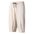 thumbnail image 5 of Plus Size Men's Running & Training Shorts with Elastic Waist Pockets, Stretchy Quick Dry Lightweight Athletic Shorts, Casual Daily Gym Workout, Summer Essentials | JASKFLY,Khaki 2XL, 5 of 7