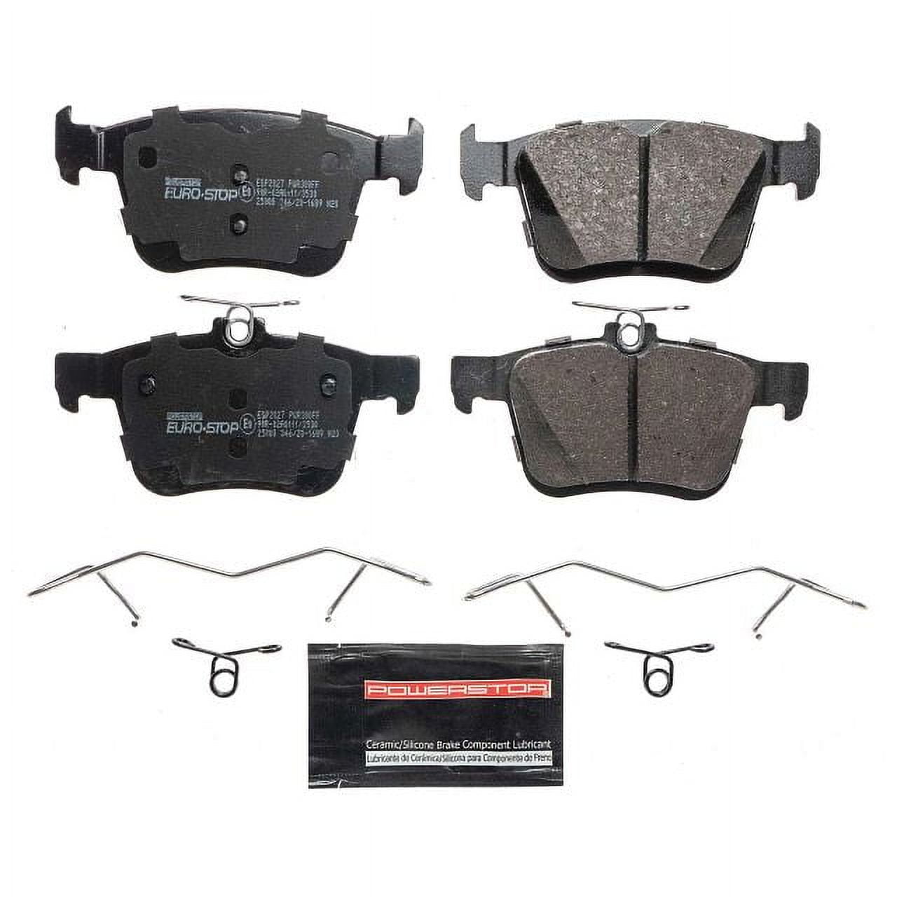 Power Stop Rear Euro-Stop ECE-R90 Certified Brake Pad ESP2027