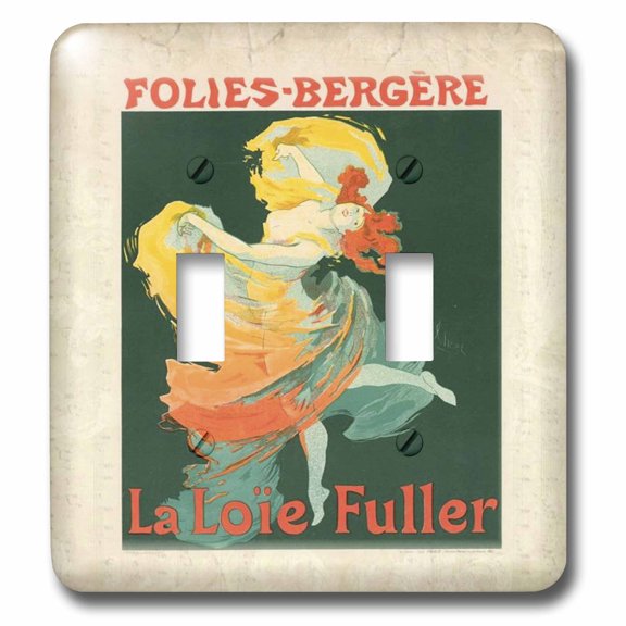 3dRose, French Ad Vintage Poster, double toggle switch