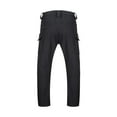 thumbnail image 4 of Mens Fleece Lined Tactical-Pants with Pockets Waterproof Cargo Pant Relaxed Straight Leg Color Block Mid Waisted Thermal Warm Hiking Work Trousers, 4 of 8
