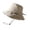 Beige, variant on Aocisk Summer Outdoor Sun Bucket Hat Wide Brim Lightweight Travel Fishing Headwear For Men And Women Black One Size