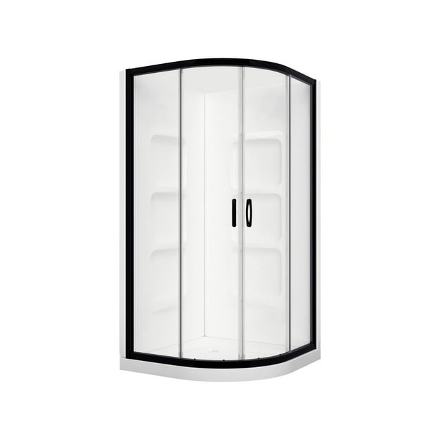 A&E Bath and Shower MONA-38-BLK-KIT Shower Kit