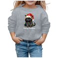 thumbnail image 1 of PMVFHDE Chandail à Capuchon et Chandails en Molleton pour Filles Noël Mode Décontractée Imprimé Manches Longues Col Rond pour Filles - et Vêtements Confortables, 1 of 4