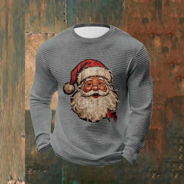 Blusas y camisas de manga larga con cuello redondo para hombre, ropa deportiva para el hogar, pijamas, camisetas casuales holgadas de color liso, blusa deportiva de poliéster para hombre