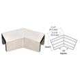thumbnail image 2 of CRL SRF15H3BS 316 Brushed Stainless Steel 135 Degree Horizontal Roll Formed Cap Rail Corners, 2 of 3