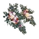 thumbnail image 1 of Guirnalda de flores artificiales para centro de mesa, hojas rústicas, flores artificiales para Violeta, 1 of 7