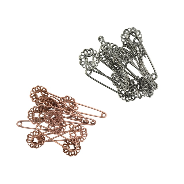 20 piezas alfileres de seguridad de aleación, accesorios para manualidades DIY, broches, halzgos Hugo Hallazgos del imperdible