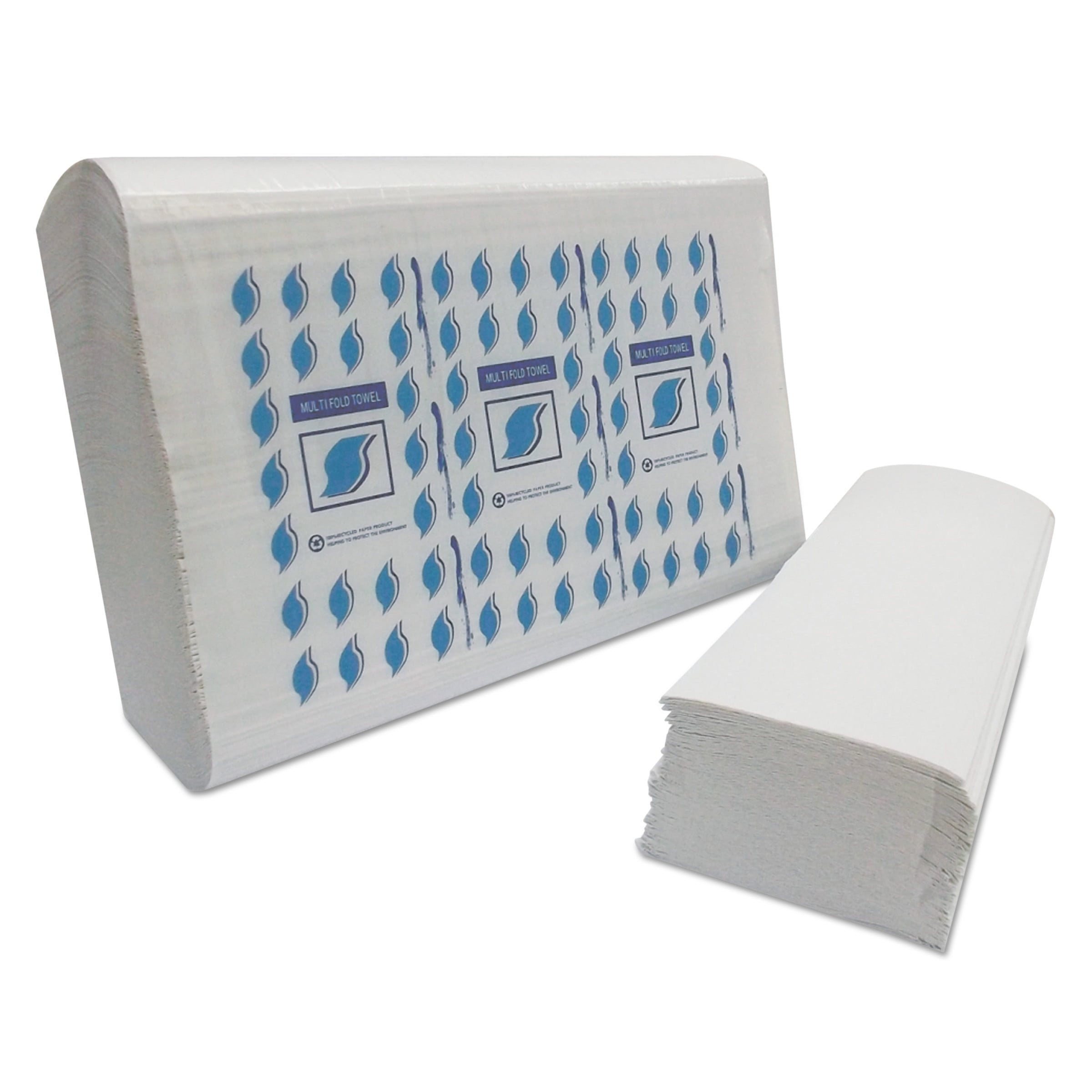 GEN 1Ply White MultiFold Paper Towels, 334 Towels/Pack, 12 Packs/Ct