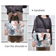 thumbnail image 6 of FORMRS 16" Laptop Bag Carrying Sleeve Case with Handle Travel Shoulder Briefcase, White Sea Plants, 6 of 8