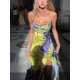 thumbnail image 4 of Txlixc Vestido de mujer de verano con capucha impresa abstracta Txlixc  moda, 4 of 8